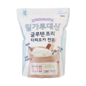 바이오믹스테크 밀가루대신 글루텐프리 타피오카전분 1.2kg (1개)