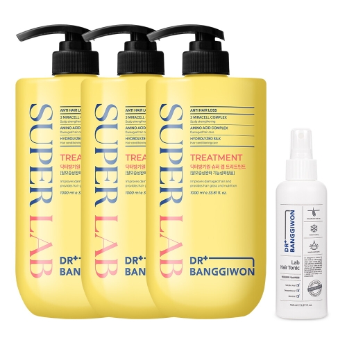 닥터방기원 슈퍼 랩  트리트먼트 1000ml 3개+랩 헤어 토닉 150ml 4종세트_이미지