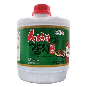 서해에서 자란 갈치액젓 4.3kg