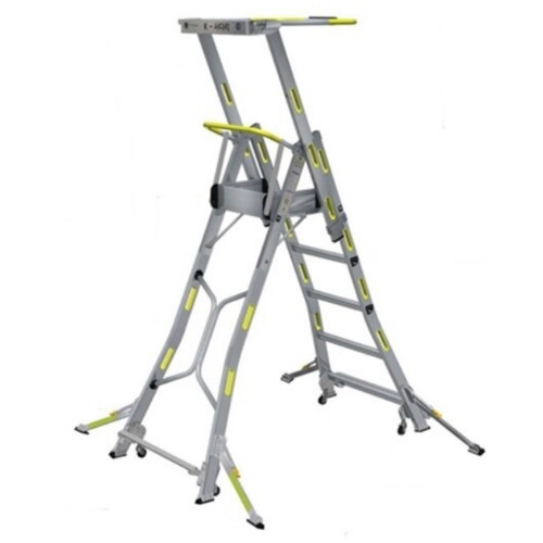 월드전자 CNS K사다리 높이고정형 4점지지 사다리 KLS104-FSM [4단]