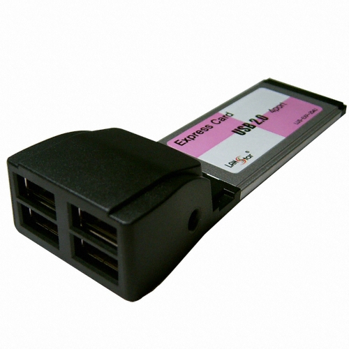 라인업시스템 LANSTAR LUS-EXP-204U PCMCIA Express USB 2.0 카드 4port_이미지