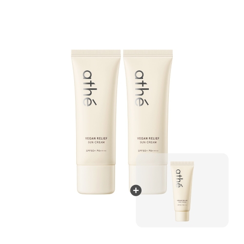 아떼 비건 릴리프 무기자차 선크림 40ml (2개)