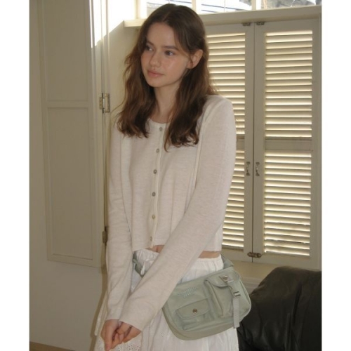 썸웨어버터 SOMEWHEREBUTTER Softy Cardigan Ivory S5SCA03IVF 150161_이미지