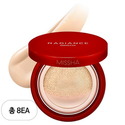 미샤 래디언스 퍼펙트핏 쿠션 15g (본품8개)_이미지