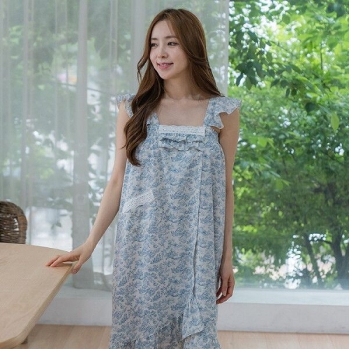 바풀 CA3006615 여성 바캉스 랩 로브 가운 골프 큐디시 샤워가운 핑크 free_이미지