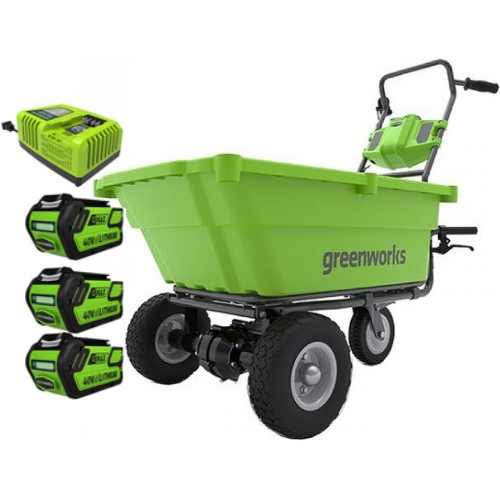 그린웍스 G-MAX 40V 가든카트 (6.0Ah, 배터리 3개)_이미지