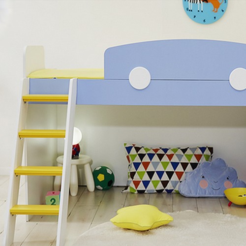 동서가구 도모 사다리 벙커침대 (오가닉견면)