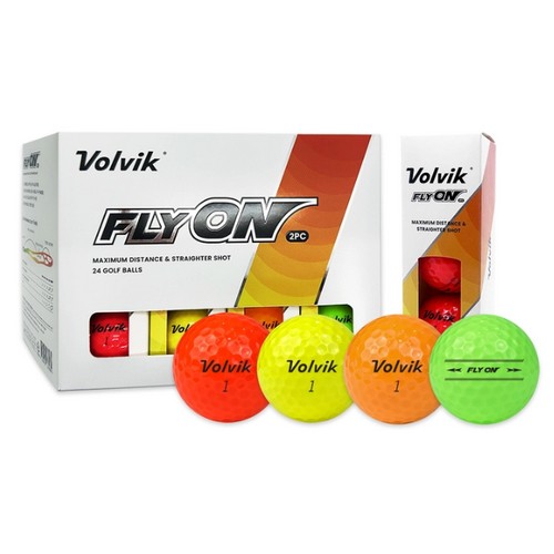 볼빅 플라이온 2피스 (컬러공, 24개)_이미지