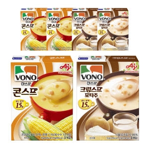 농심 보노 콘 3개입, 3개 + 크림스프포타주 3개입, 3개_이미지