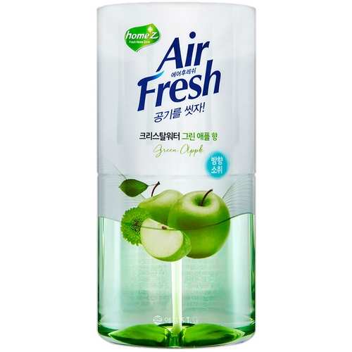 홈즈 에어후레쉬 크리스탈워터 그린애플향 400ml (10개)_이미지