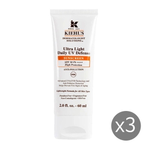키엘 울트라 라이트 데일리 UV 디펜스 선스크린 60ml (3개)_이미지