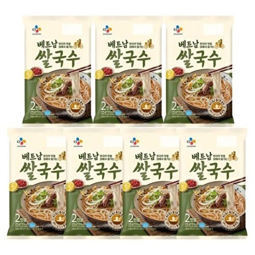 CJ제일제당 베트남 쌀국수 375g (7개)