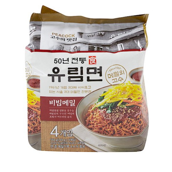 피코크 유림면 비빔메밀 140g (4개)