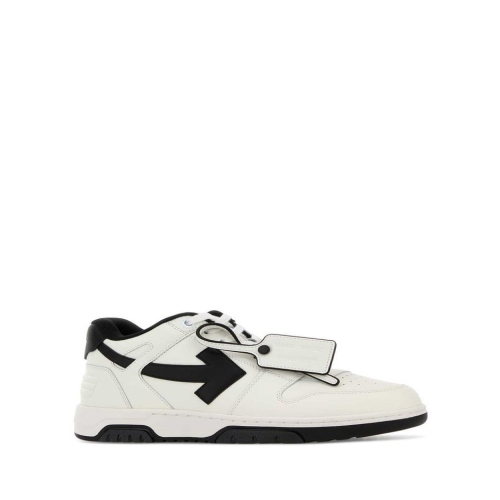 오프화이트 아웃 오브 OFFICE 카프 레더 화이트 블랙 M189C9L019 0110 B0441961010