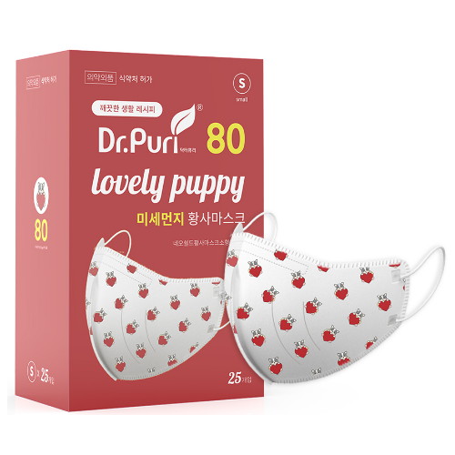닥터퓨리 네오쉴드 러블리 퍼피 KF80 소형 (50매)_이미지