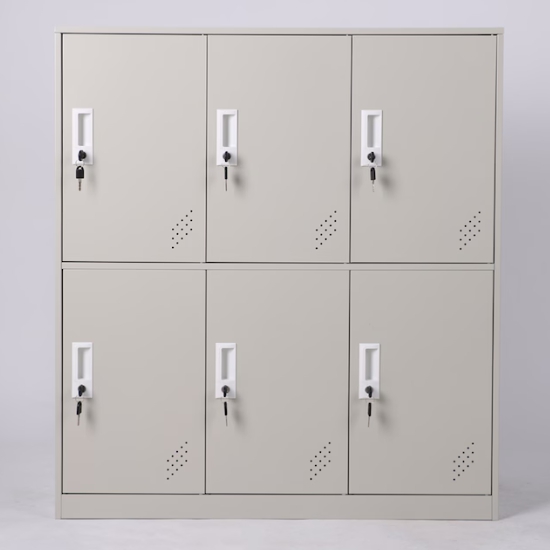 나인홈 사무용 철제 캐비넷 6문 수납장 900_이미지