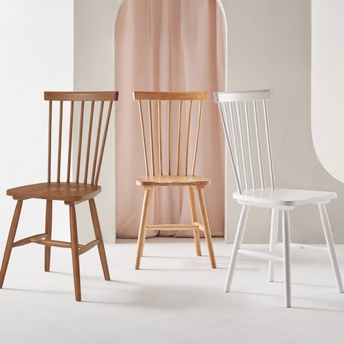 핀란디아 마틴 원목 인테리어 식탁의자 (1개)_이미지