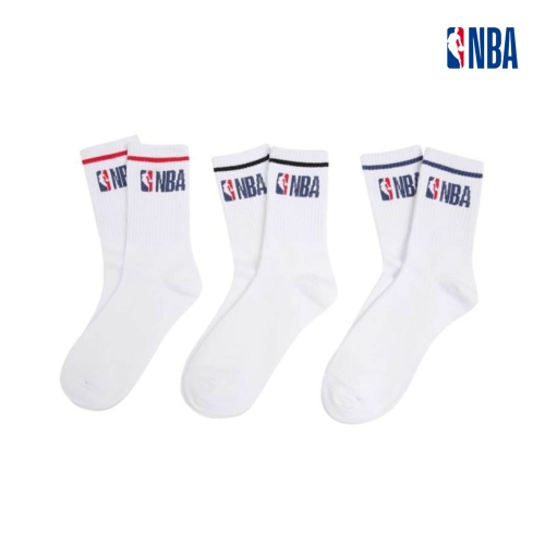  NBA 공용 캐주얼 라인 빅로고 3PACK CREW SOCKS 양말 N255AO201P