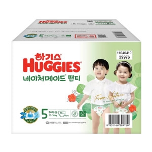 유한킴벌리 하기스 2021 네이처메이드 팬티형 5단계 특대형-공용 (66매)