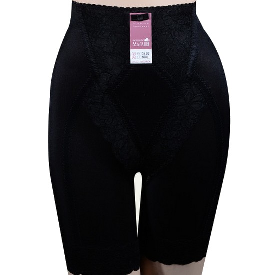 쏘로사떼 하이웨이스트 레이스 자가드 사각거들 GR315_이미지