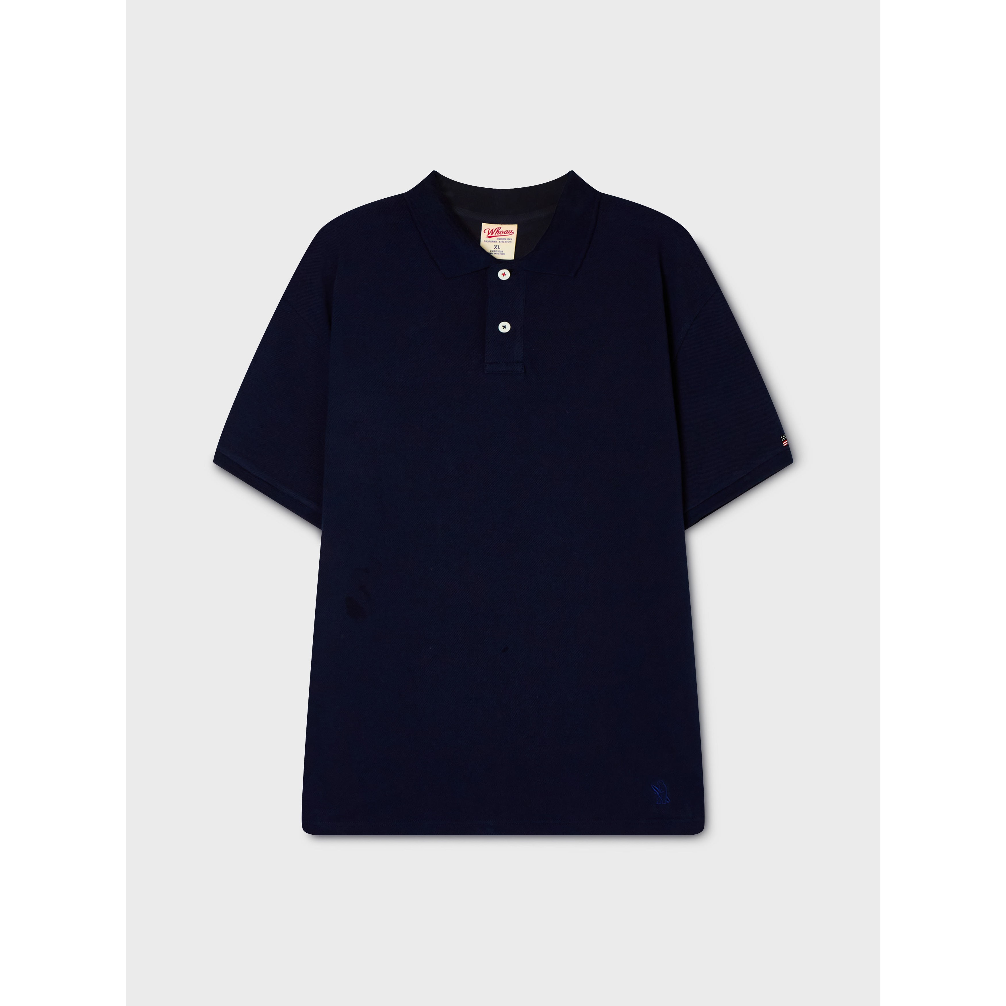 후아유 공용 USA Surf Bear PQ Collar T-Shirt WHHAG2521U_이미지