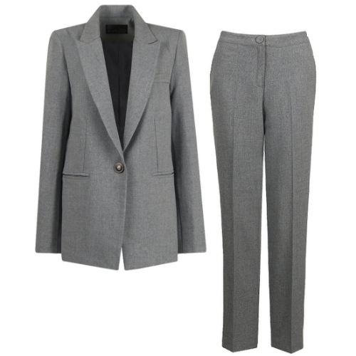 비비드 시크릿가너 보카시스판 자켓+팬츠 정장세트_이미지