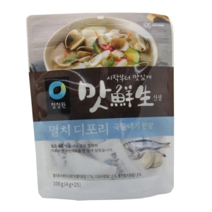 청정원 맛선생 멸치디포리 국물내기한알 100g(4gx25입) (4개)_이미지
