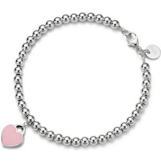 리턴 투 티파니 핑크 미니 하트 비드 팔찌 69683746