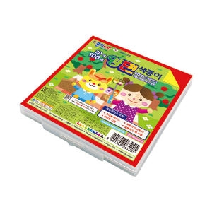 종이나라 6000 케이스 양면색종이 20색100매_이미지