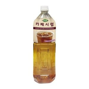 자연생각 희창 카페시럽 1.5L 설탕시럽 커피시럽 카페용품 까페
