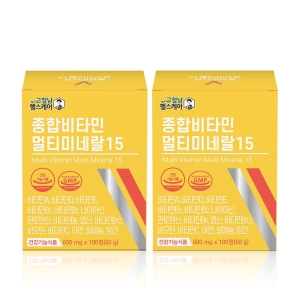 ��ö��ȫ�� ��ö���ｺ�ɾ� ���պ�Ÿ�� ��Ƽ�̳׶�15 600mg x 100�� 2��