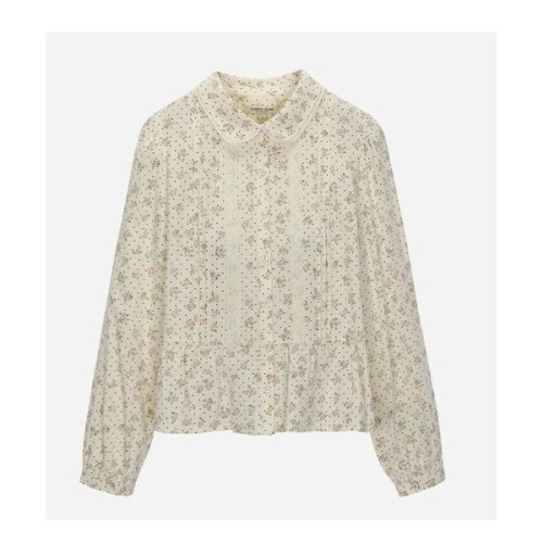 써스데이아일랜드 플라워패턴 페플럼 블라우스 T256MBL163W 856760_이미지