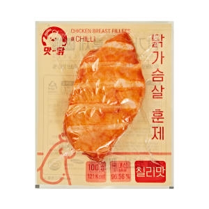 냉동 훈제 닭가슴살 칠리맛 100g