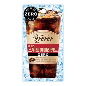 롯데칠성음료 칸타타 아이스 스위트 아메리카노 제로 230ml (20개)