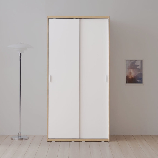 라자가구 위드 뉴빅 자작엣지 행거형 슬라이딩 옷장 1000