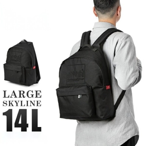 맨하탄포티지 라지 스카이라인 백팩 블랙 경량 데일리 배낭 MP1210-3EMB22