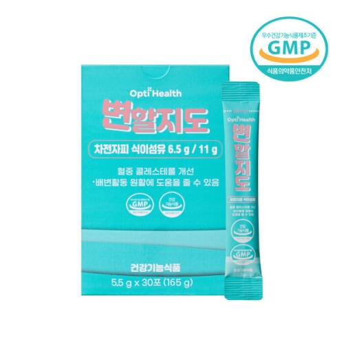 옵티헬스 변할지도 차전자피 식이섬유 30포 (1개)