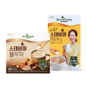 마일드 스테비아 커피믹스 30개입 + 스테비아 율무차 20개입[1개]