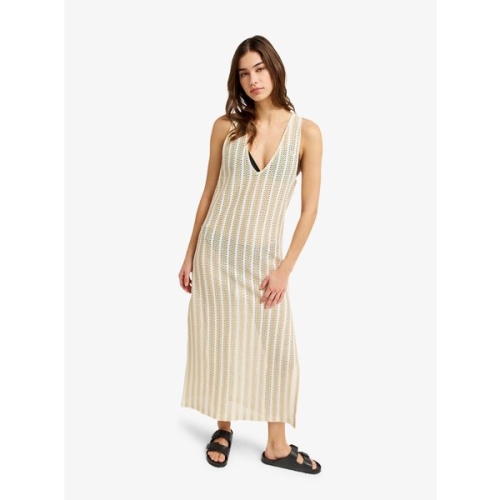 록시 MOANA STORY DRESS 비치 크로셰 롱 원피스 RG11DR031 _ST_이미지