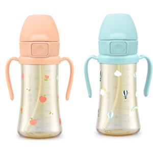 PPSU 피치플라워 빨대컵 300ml