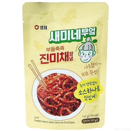  샘표 새미네부엌 부들촉촉 진미채양념 120g [1개]