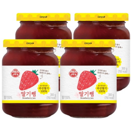 오뚜기 딸기쨈 300g (4개)_이미지