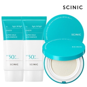 싸이닉 구성 마일드 썬 에센스 50ml 2개 + 올라운드 에어리 썬쿠션 2개_이미지