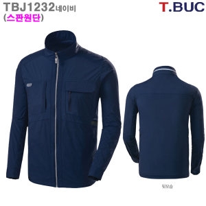 TBJ 1232NY 옆선 매쉬밴드 나일론스판펀칭자켓_근무복_이미지