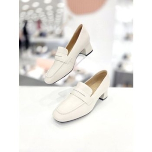 심플 페니 블록힐 로퍼 X2HI50GH11 IVORY 2SA