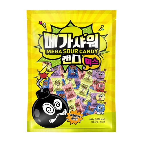 유앤아이트레이드 메가샤워 캔디 믹스 800g