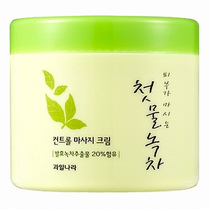 과일나라 첫물녹차 컨트롤 마사지 크림 300g (3개)_이미지