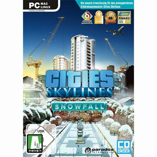 패러독스 인터랙티브 시티즈 스카이라인 확장팩 스노우폴 PC (스팀코드)