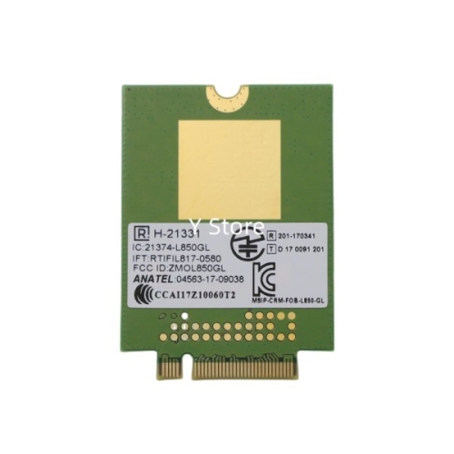 레노버 씽크패드 T495s P53 X13 4G LTE 무선 피보컴 L850GL M.2 카드 01AX792용 Y 스토어