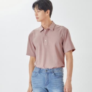 라이프로그 로고 포인트 반팔 카라 티셔츠 MCTSO403_PK 643060_W5016446920_이미지